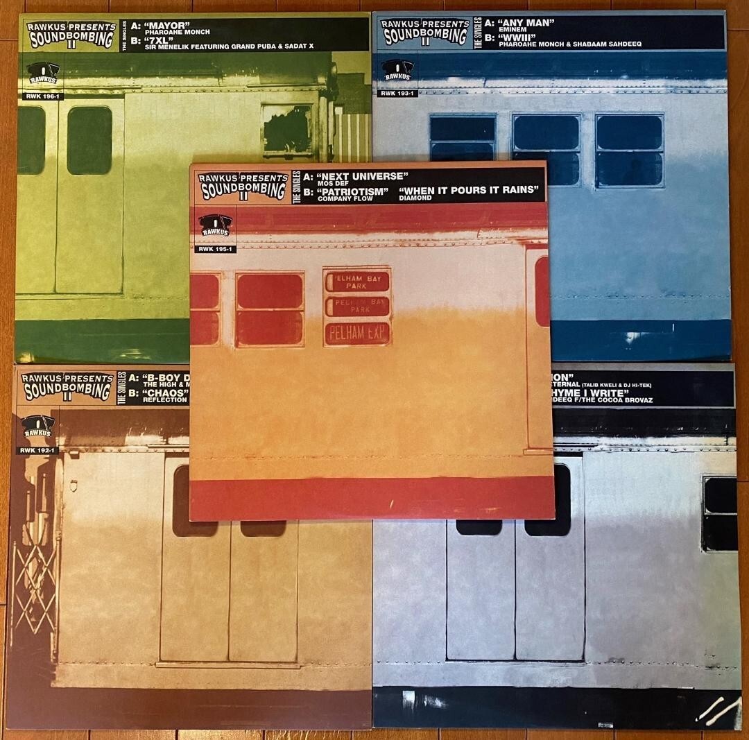 Rawkus Presents Soundbombing II 5 Types Vinyl Full set EMINEM, Mos Def etc.