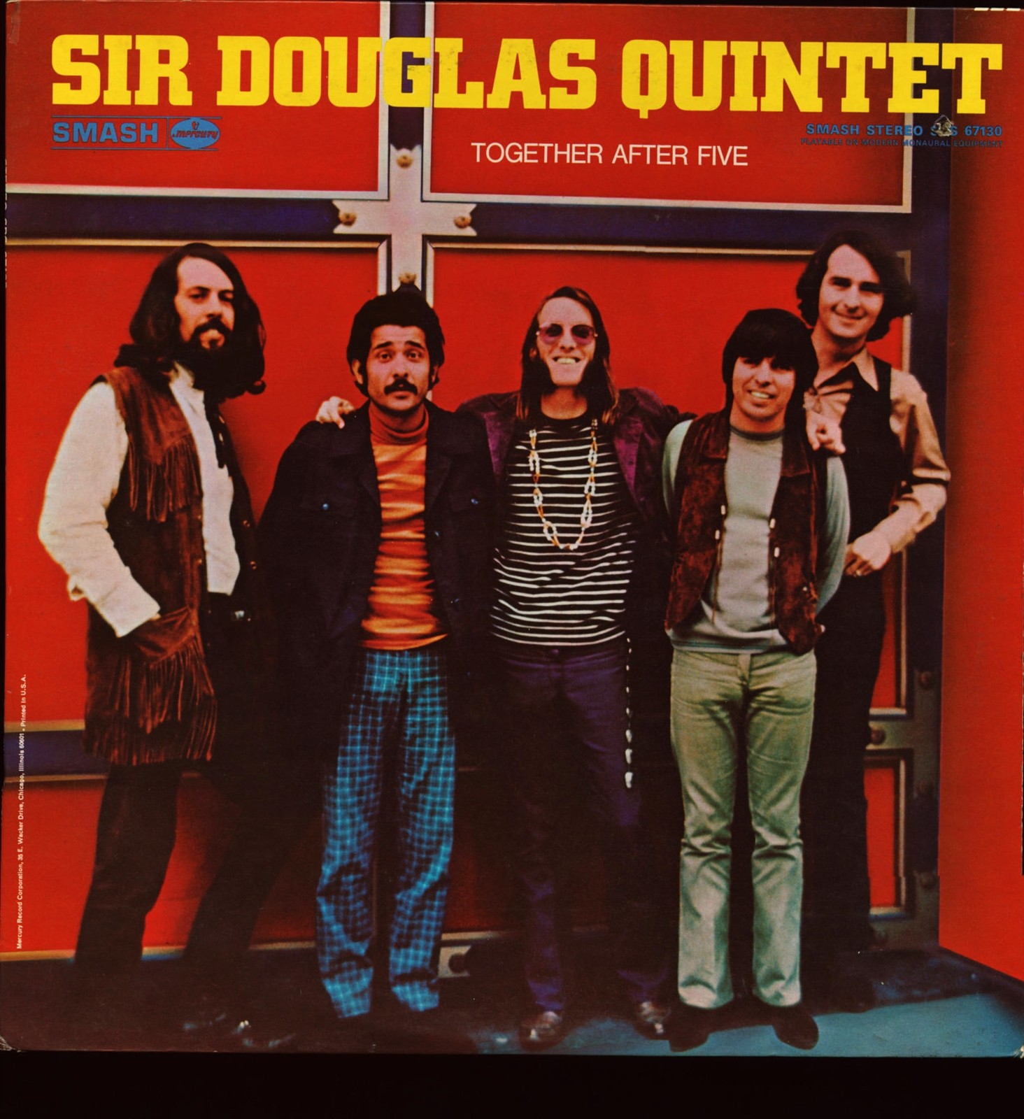 VINYL LP Sir Douglas Quintet - Together After Five Mercury Smash 1st PRESSING VG