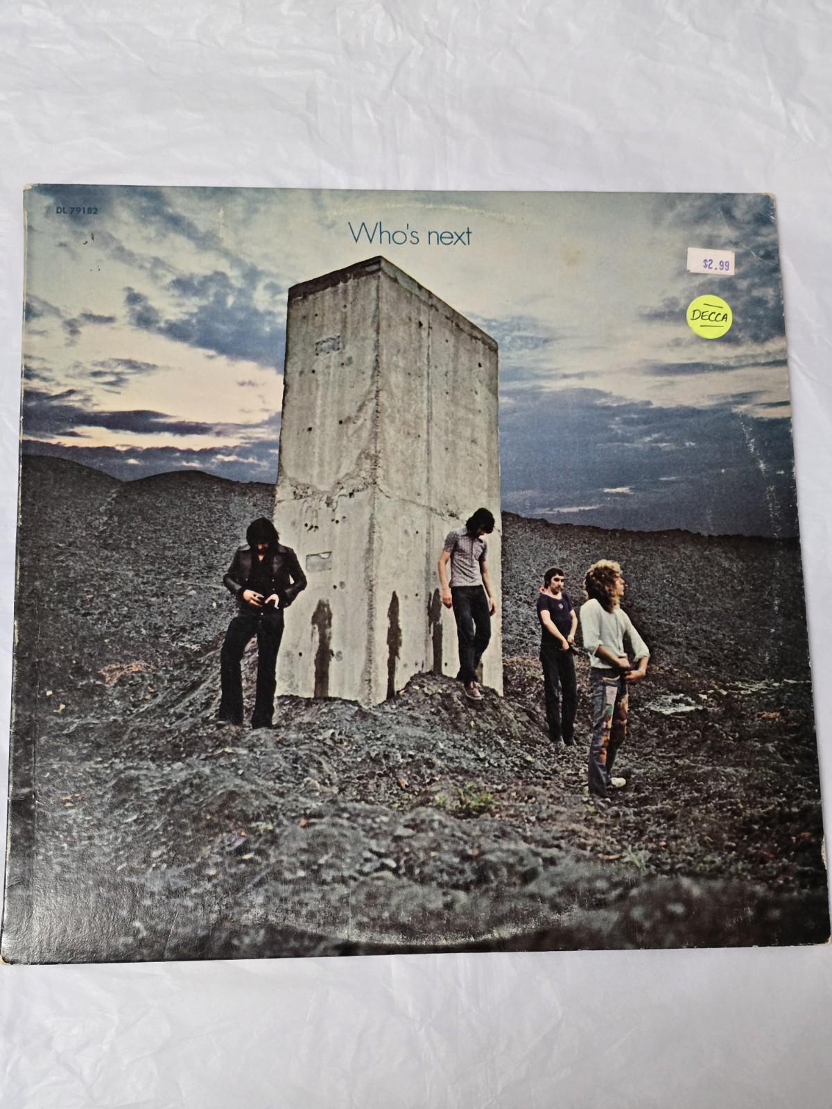 The Who Whos Next LP 1971 Decca DL 79182 Pinckneyville Press Record Who's VG+