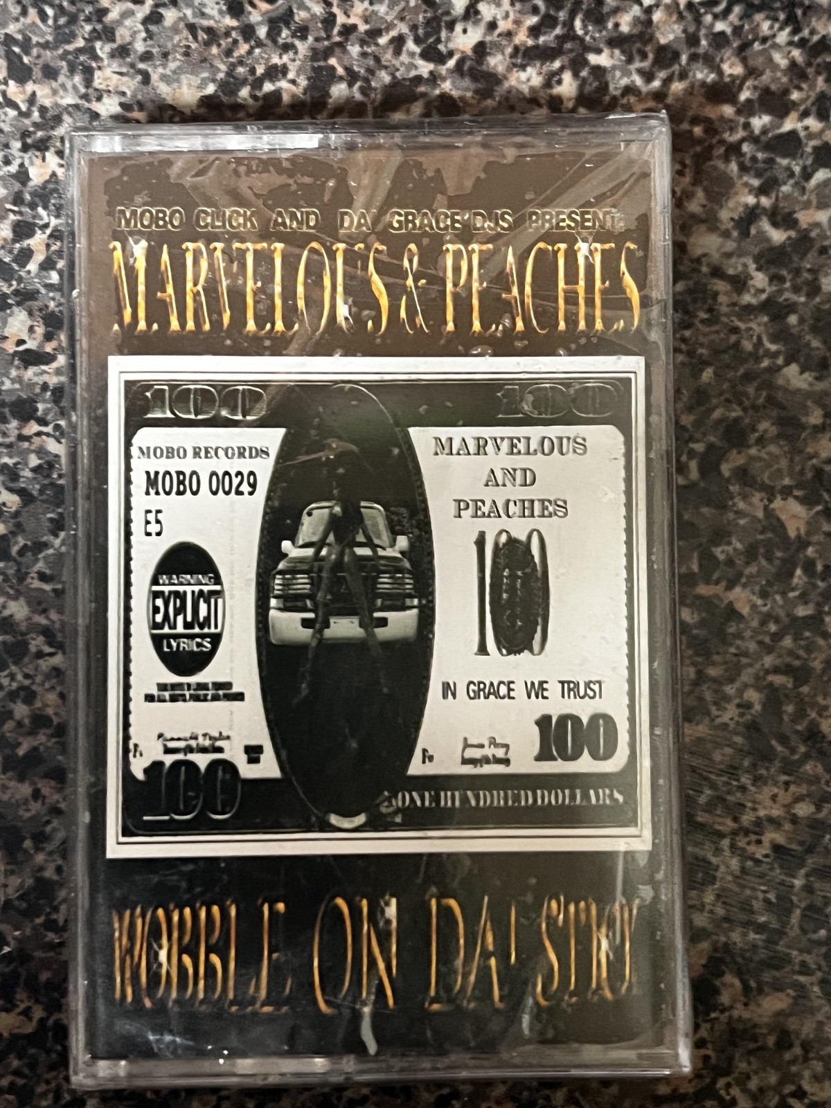 MARVELOUS & PEACHES - WOBBLE ON DA STICK (1997) - HIP HOP CASSETTE - SEALED