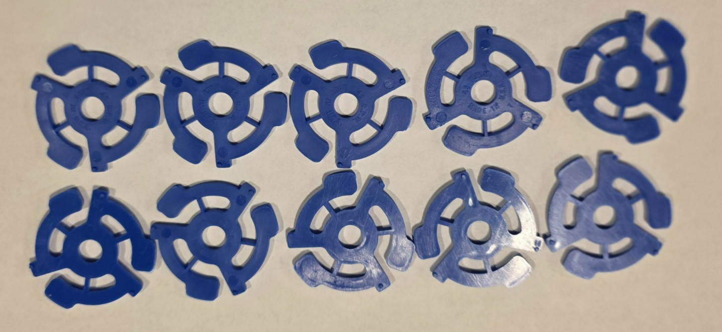 10 New Blue 45 RPM 7