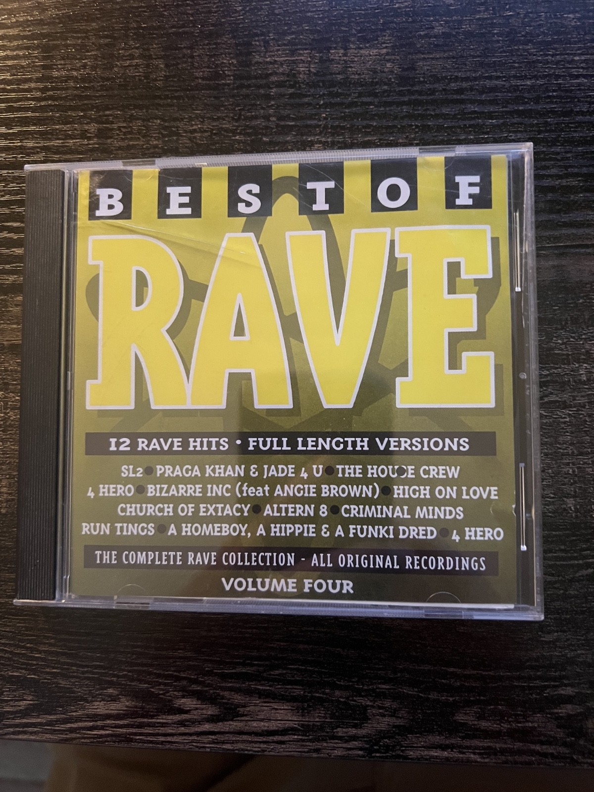 CD Best of Rave - Volume Four 4 1993 90s Techno Old Skool Praga Khan Bizarre Inc