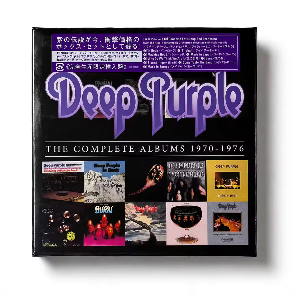 Deep Purple 1970-1976 Complete Album Box Set 10CD Collection Gifts for Fans