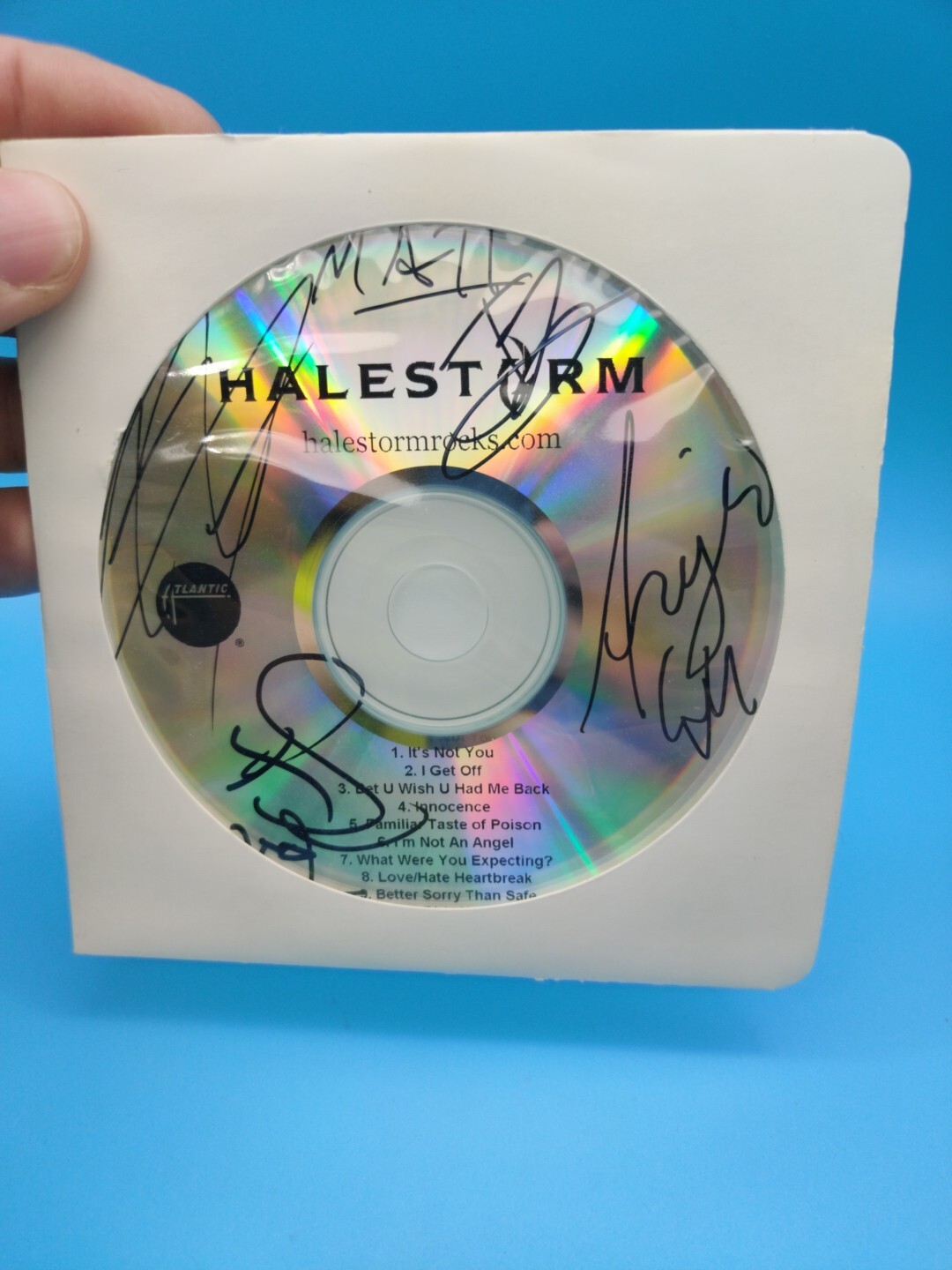 2009 Halestorm Self-Titled Album Atlantic Records Signed by Full Band  PROMO