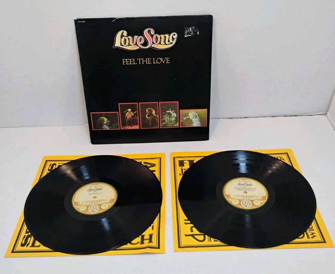 Love Song – Feel The Love LP Record 1977 Good News Records Christian Rock VG+