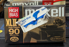 Maxell XLII-S 90 Min Type II Blank Audio Cassette Tape High Bias NEW SEALED picture