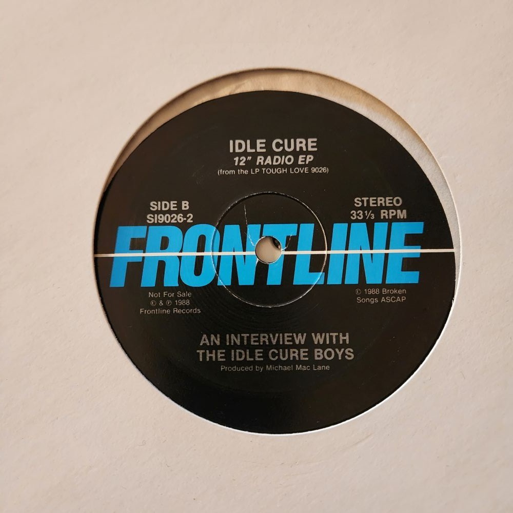 Idle Cure Tough Love Radio EP Interview + 2 Songs lp Ultrasonic Clean + Bonus CD