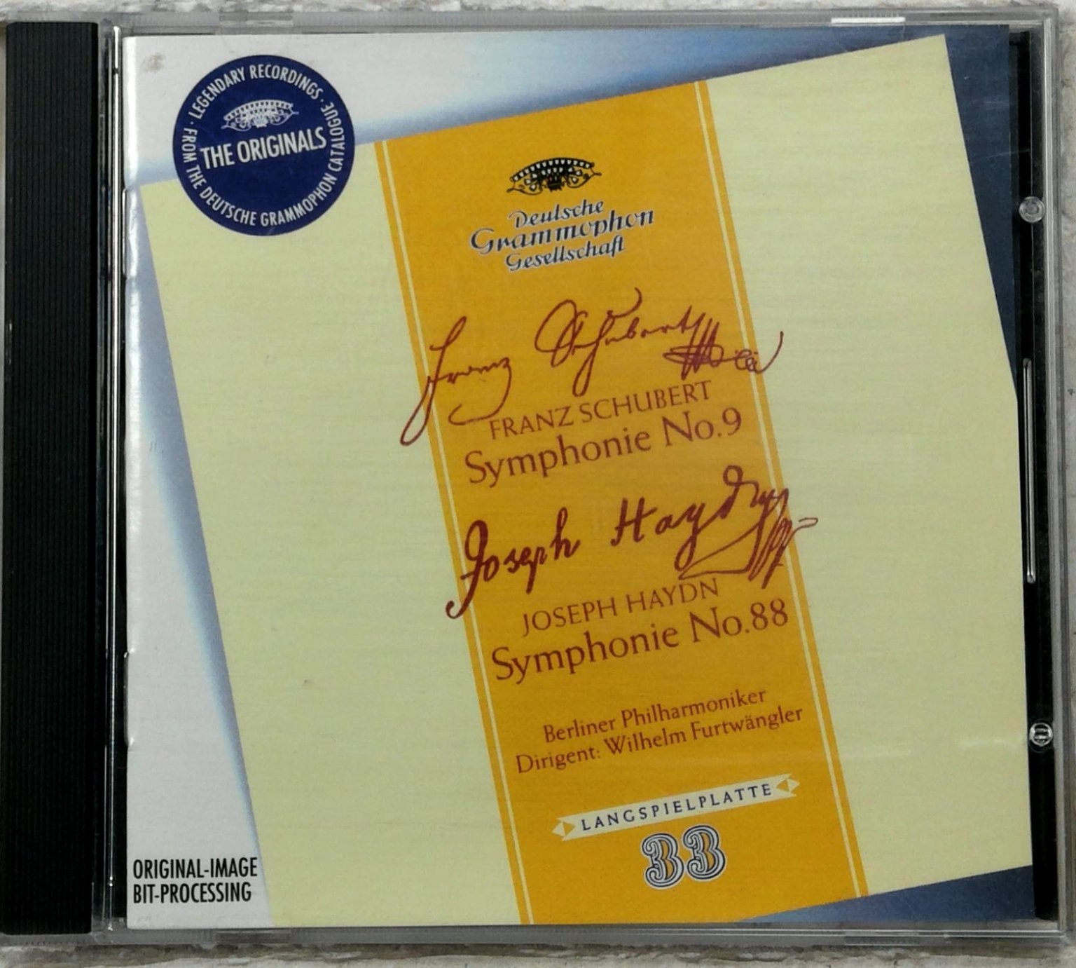 Schubert/Haydn Furtwängler Symphonies 9/88 CD 1992 DG Classical \