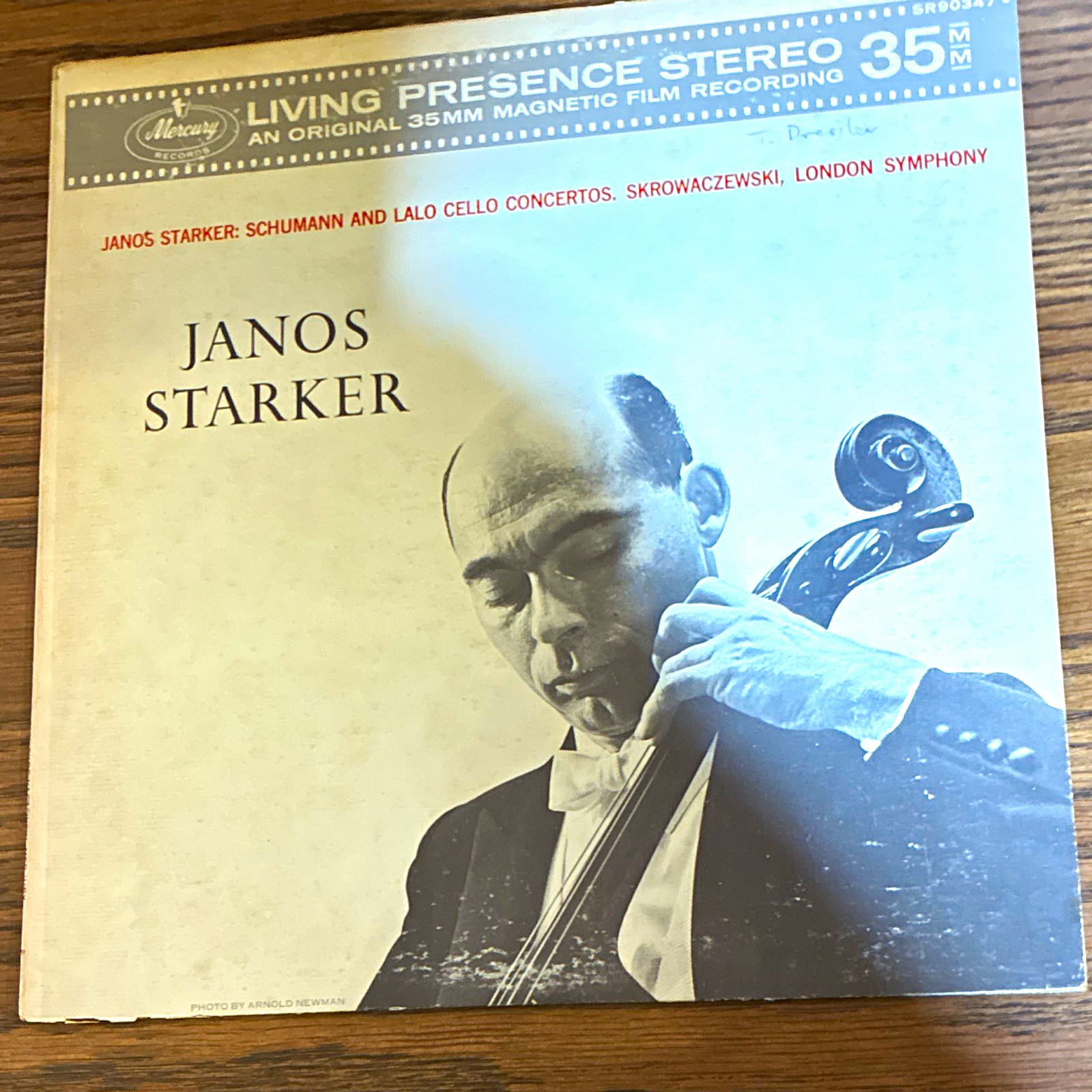Janos Starker Schumann & Lalo Cello Concertos Stereo LP Vinyl