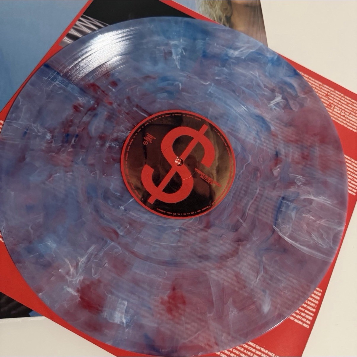 Slayyyter Tour Exclusive Vinyl Worst Girl In America Red White Blue Marble NEW