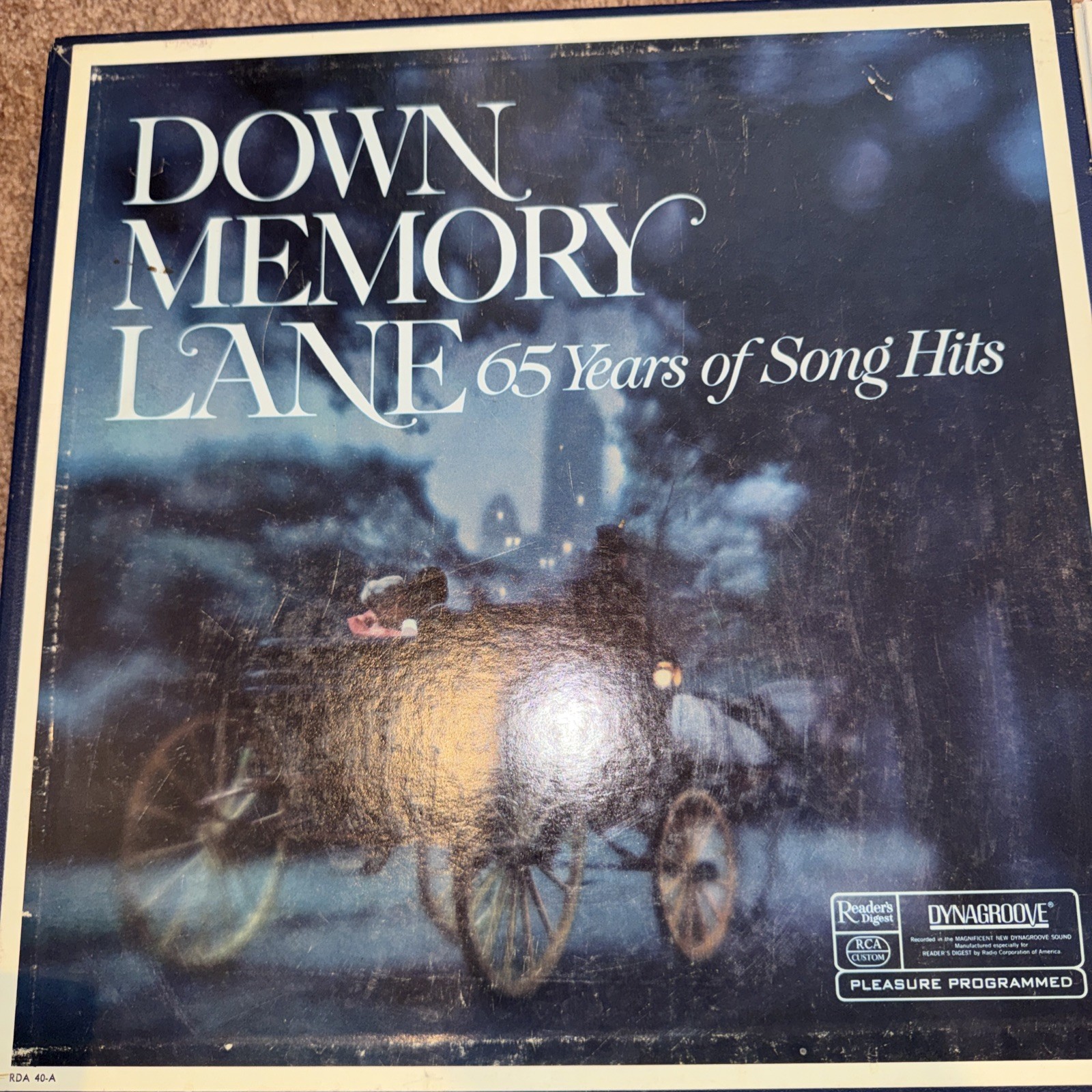 Down Memory Lane 65 Years Of Song Hits 10 LPs Box Set Reader's Digest Complete