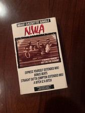 NWA Maxi Single Cassette Bitch Iz A Bitch Straight Outta Compton Express LA picture