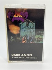 DARK ANGEL Darkness Desends Cassette Tape 1986 Combat Relativity Records picture