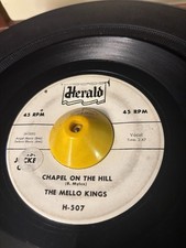 MELLO KINGS-1957 PROMO-DOO WOP-CHAPEL ON THE HILL/SASSAFRAS/EXC. VINYL picture