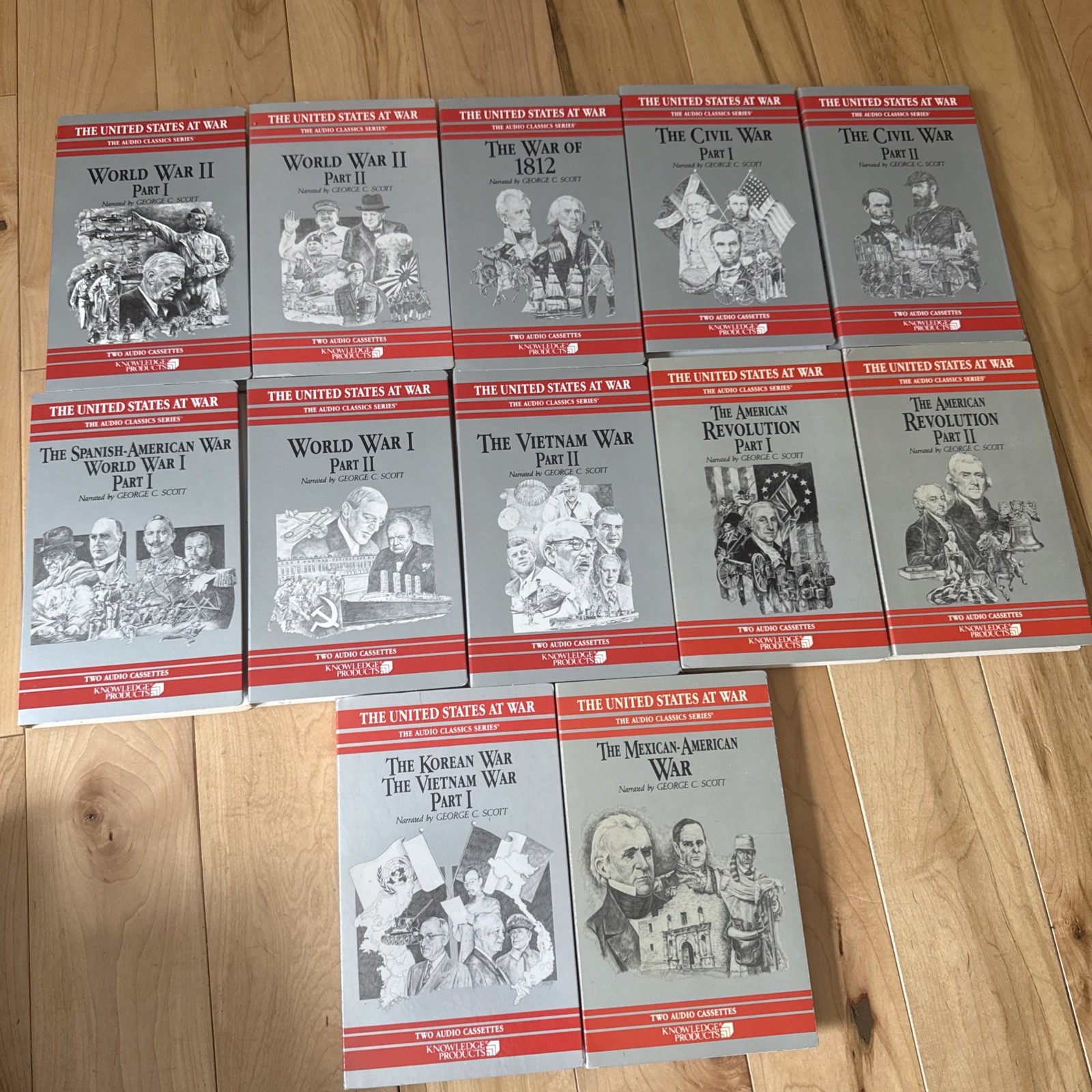The United States At War Cassette Set Knowledge Products 