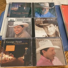 Lot Of 6 George Strait Country Music CD’s 6 Sealed 1 Unused picture