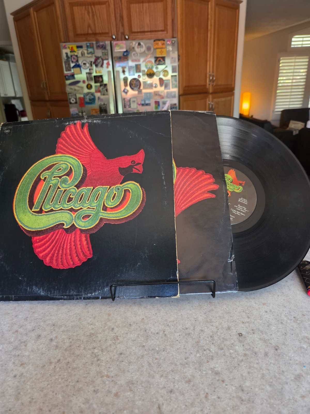 Chicago VIII Vinyl LP Columbia PC 33100 ORIGINAL 1974 +  POSTER VINTAGE
