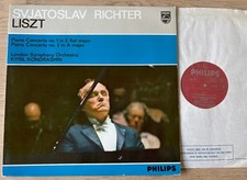 PHILIPS SABL 207 LISZT PIANO CONCERTOS 1/2 LP RICHTER (1972) NM ENGLAND (RE) picture