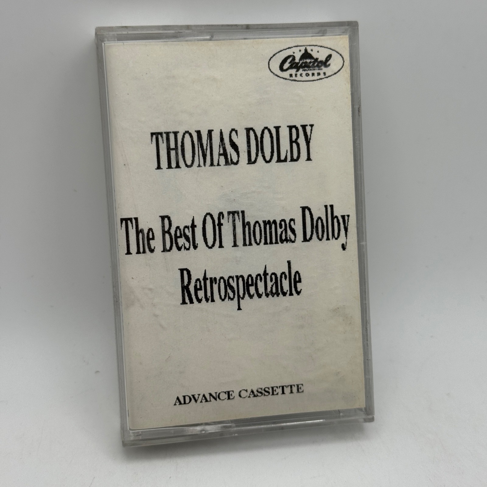 Retrospectacle (The Best Of Thomas Dolby) Cassette Capitol 1995 Synth-pop PROMO