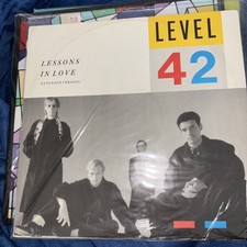 LEVEL 42 Lessons In Love 12” SINGLE [British  Import] picture