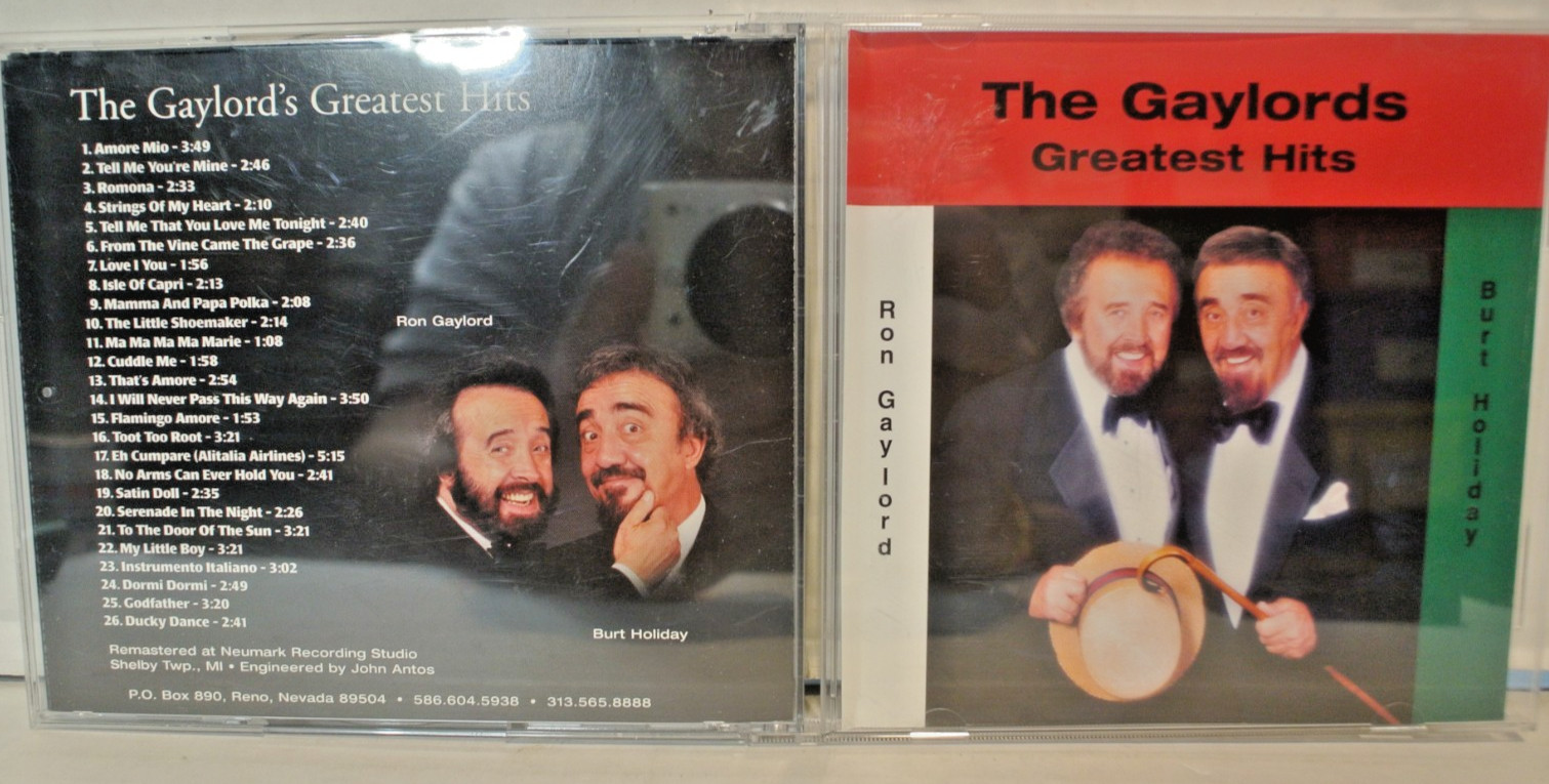 THE GAYLORDS - Greatest Hits, CD (Gaylord and Holiday Inc.) 26 Songs *RARE*