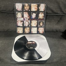Sum 41 RARE Clear Black Split Colored Vinyl Record ALL KILLER NO FILLER Album LP picture