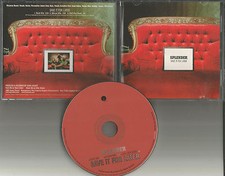 SPLENDER Save it for later 3TRX RARE ROCK MIX PROMO CD Single w/ PRINTED LYRICS picture