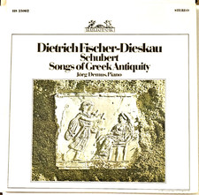 SCHUBERT- Songs of Greek Antiquity- Fischer-Dieskau/Demus- HELIODOR HS 25062 picture