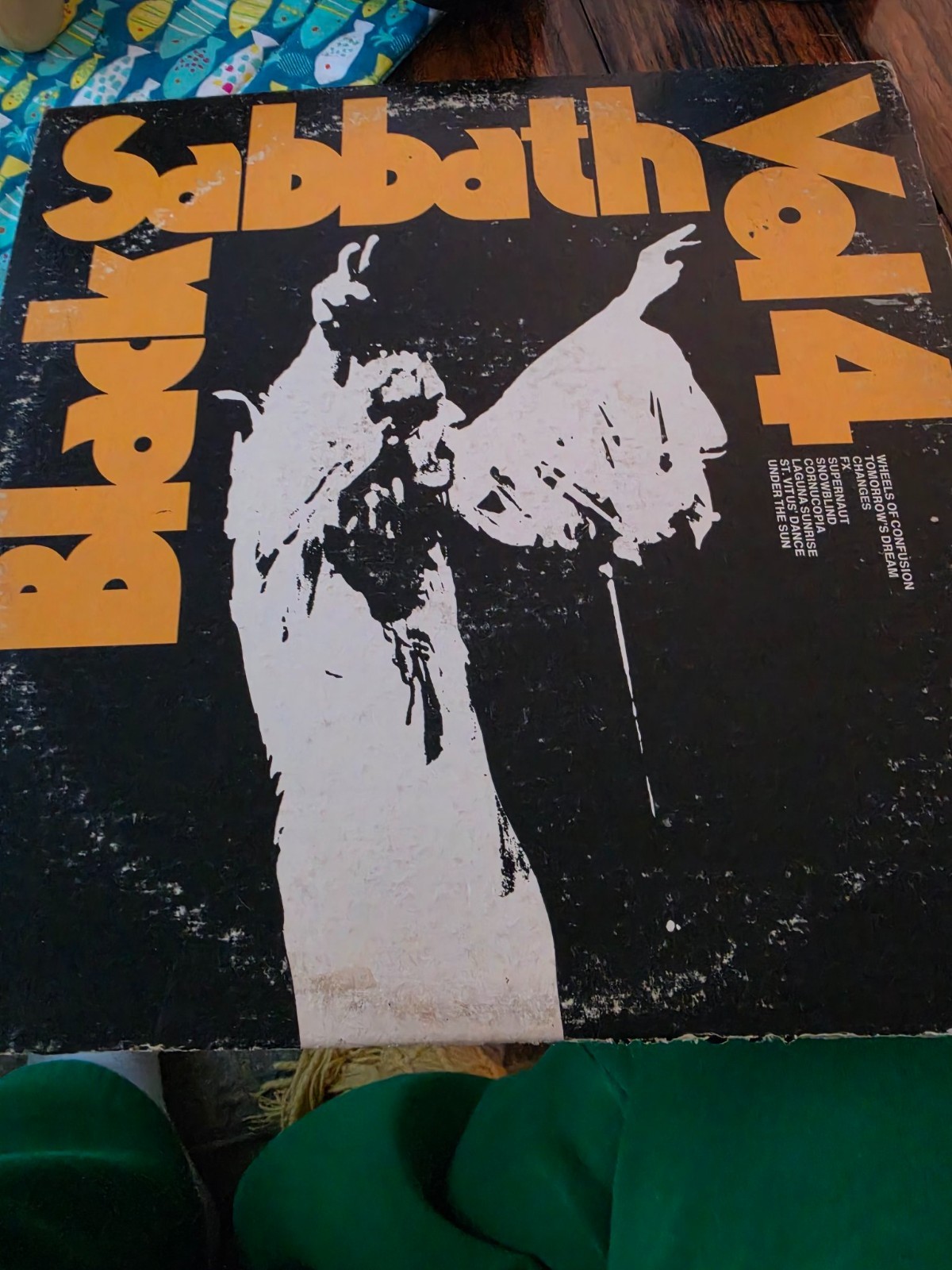 Black Sabbath Vol 4 LP Warner Bros BS 2602 1972 Green Label Gatefold
