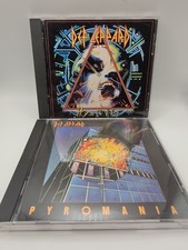Hysteria And Pyromania by Def Leppard (CD 1987 - 1983) Both CD's picture
