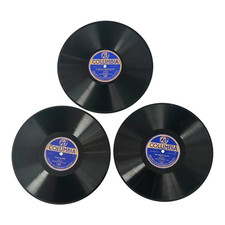 Lot of 3 Vintage Columbia 78 RPM Records Prince's Orchestra 1914-1916 A1566 A183 picture