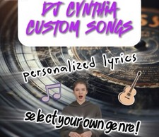Create Your Own Custom Personalized Song With Lyrics For Weddings Birthdays Gift picture