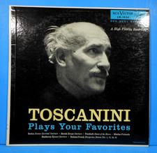TOSCANINI PLAYS YOUR FAVORITES LP 1954 RCA RED SEAL GREAT CONDITION VG++/VG++ picture