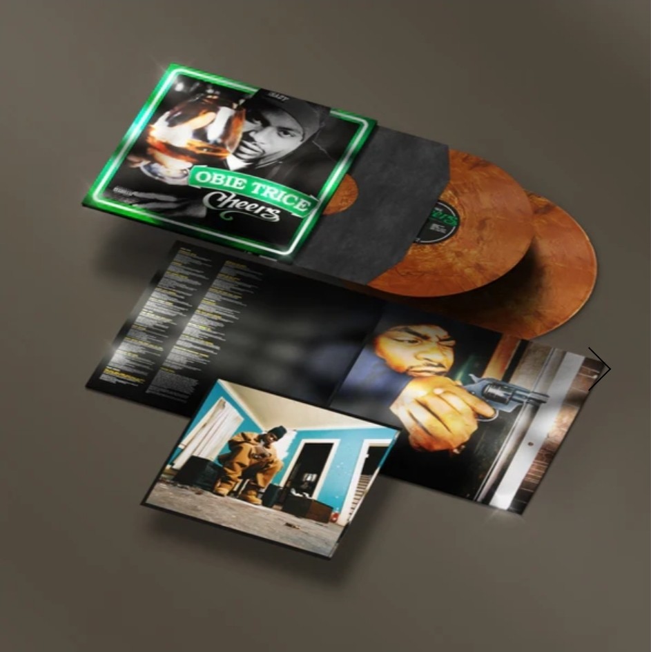 OBIE TRICE Cheers IVC Edition limited edition 2LP Cognac Vinyl Numbered /2500