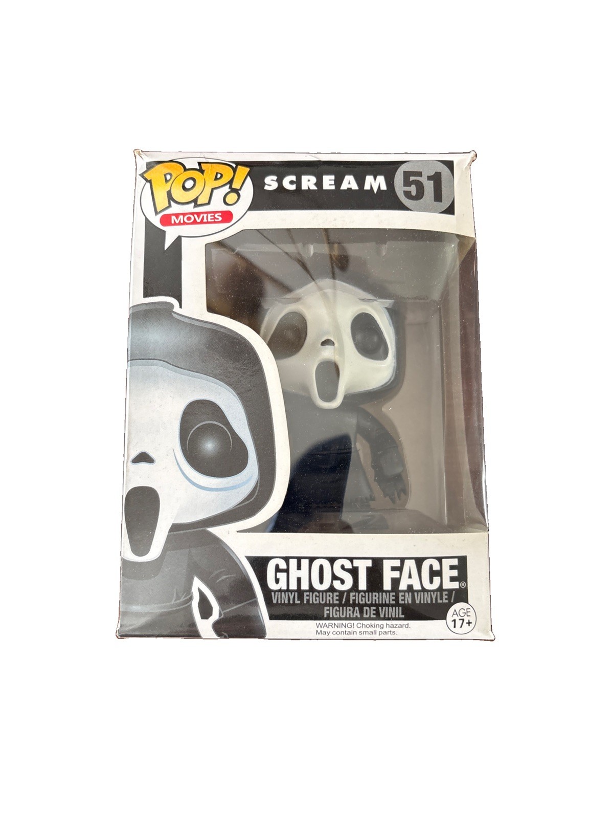 Funko Pop Vinyl: Scream - Ghost Face #51 Wes Craven Horror Movies