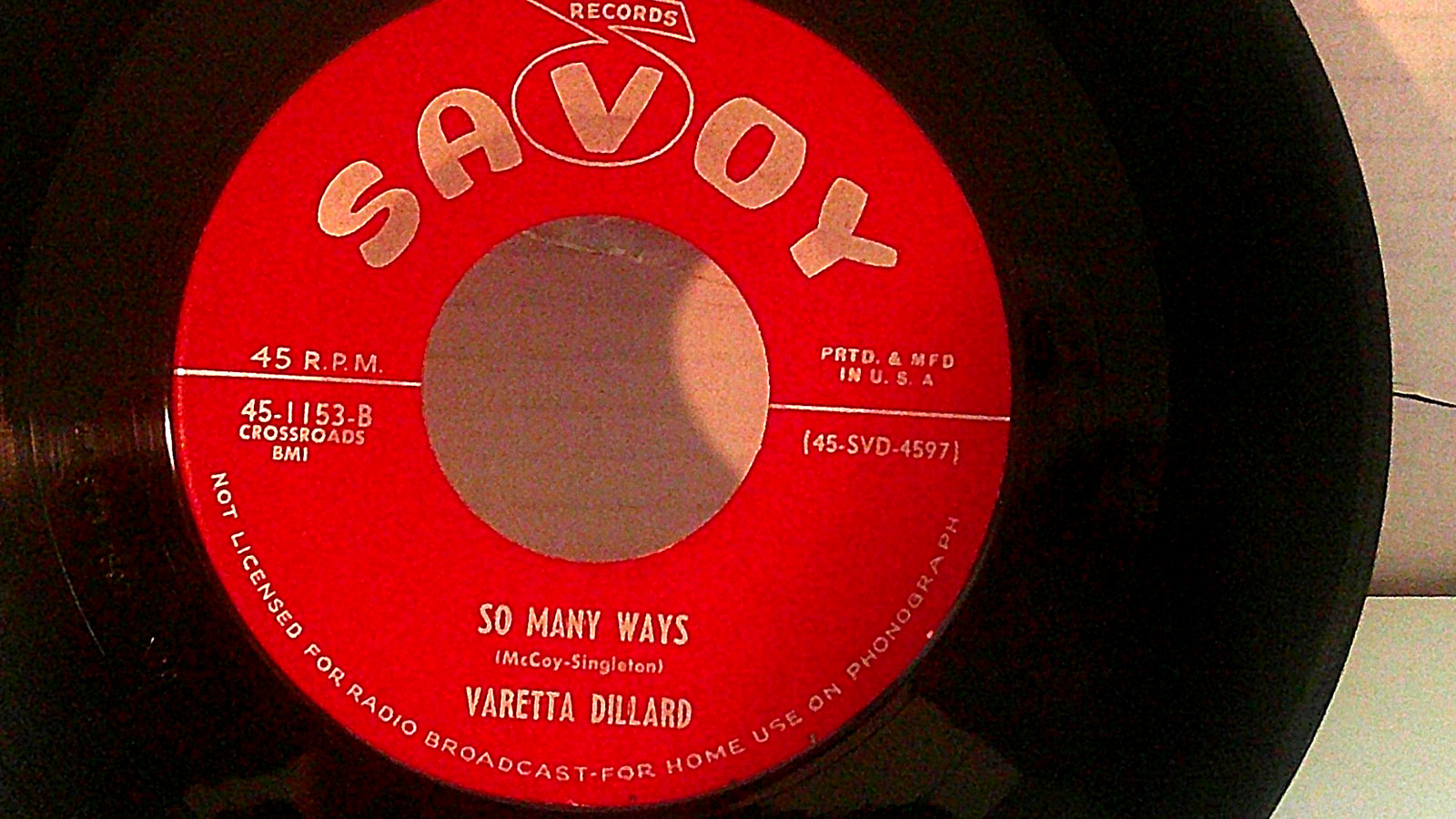 Varetta Dillard,Savoy 1153\