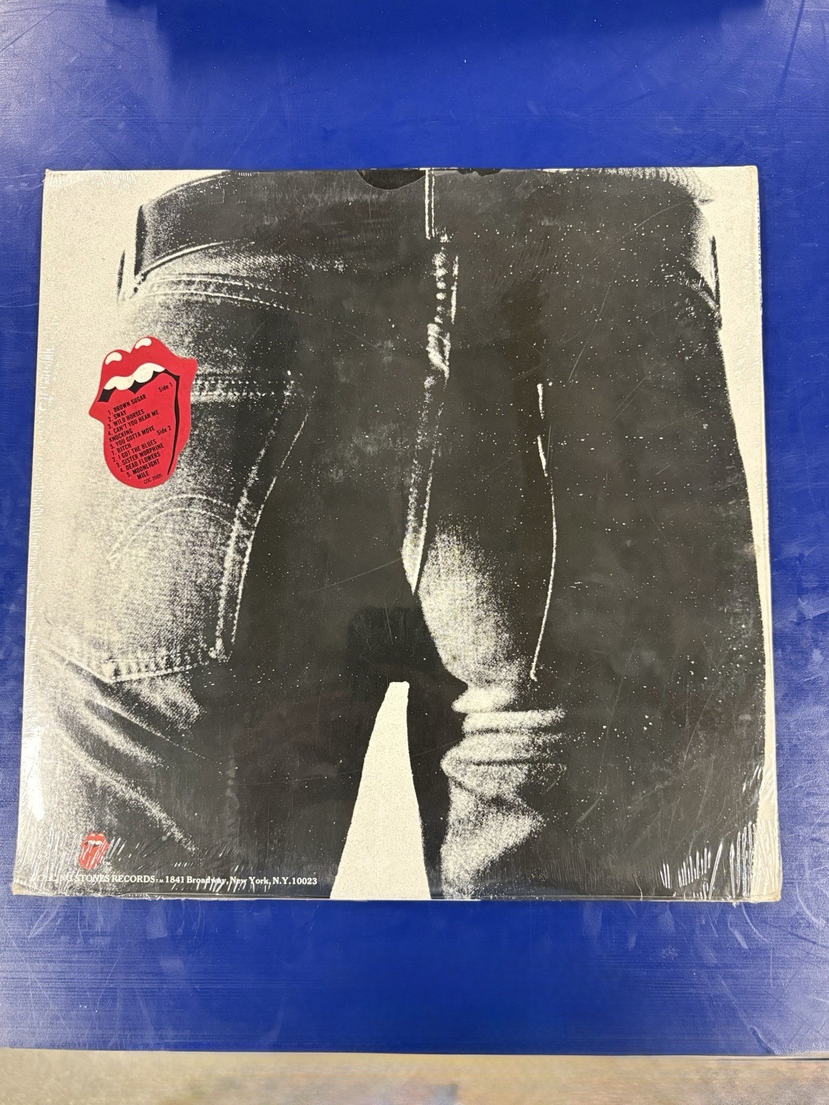The Rolling Stones Sticky Fingers Vinyl Record COC39105
