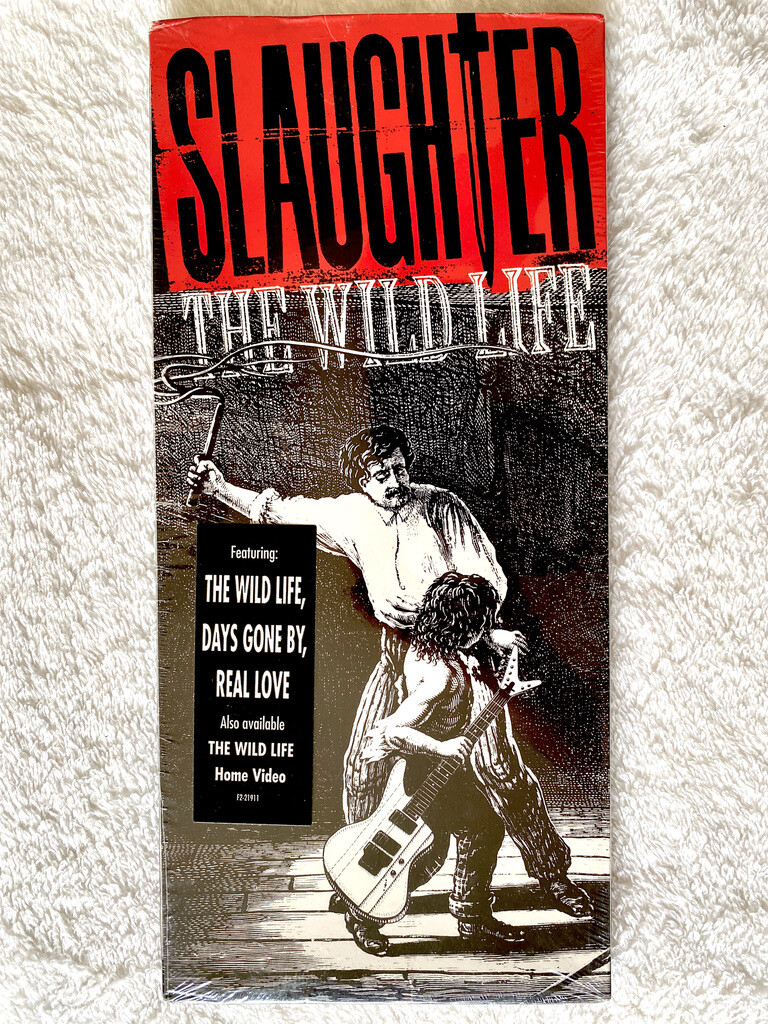 SLAUGHTER CD SEALED LONGBOX THE WILD LIFE PROMO HYPE STICKER DAYS GONE BY REAL