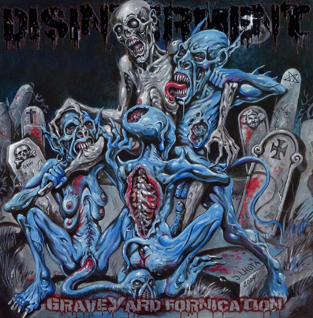 DISINTERMENT – Graveyard Fornication, 2005 CD Ltd. Ed. (Disc VG+, rest mint)