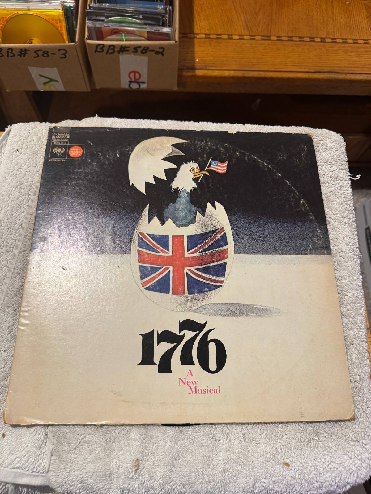 1776: A New Musical LP - GOOD CONDITION WITH DUST SLEEVE