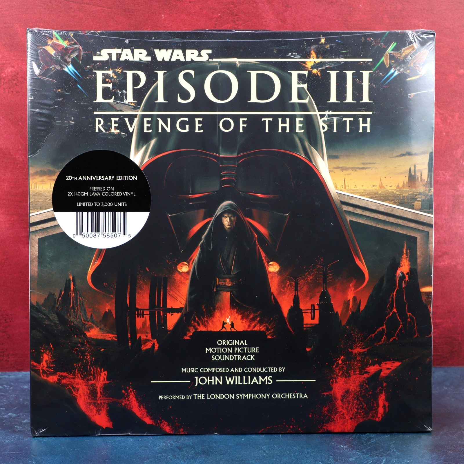 John Williams Star Wars Episode III Soundtrack 2-LP Lava Vinyl LE 1592/3k Sealed