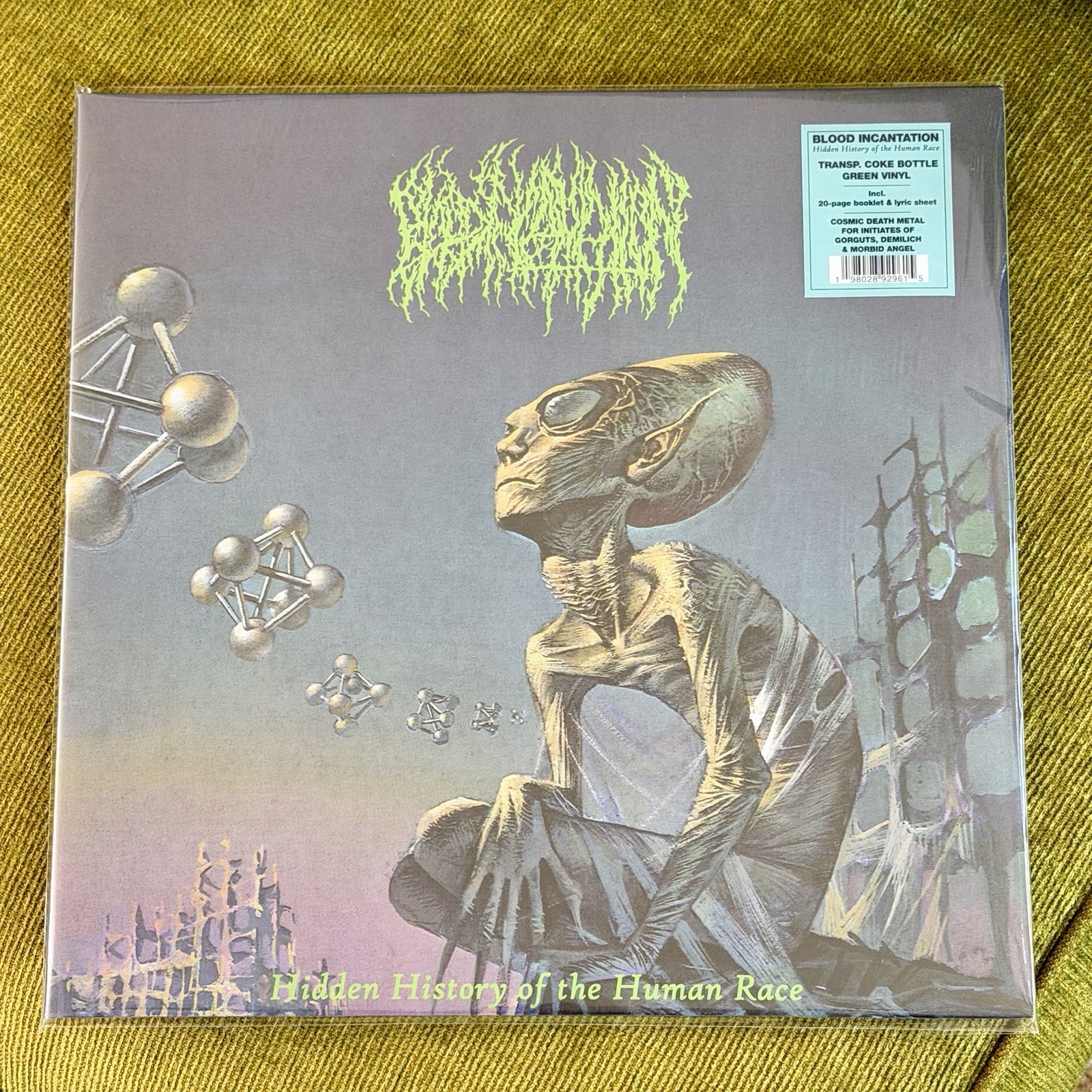 Blood Incantation - Hidden History of the Human Race LP - Green Vinyl OG Shrink