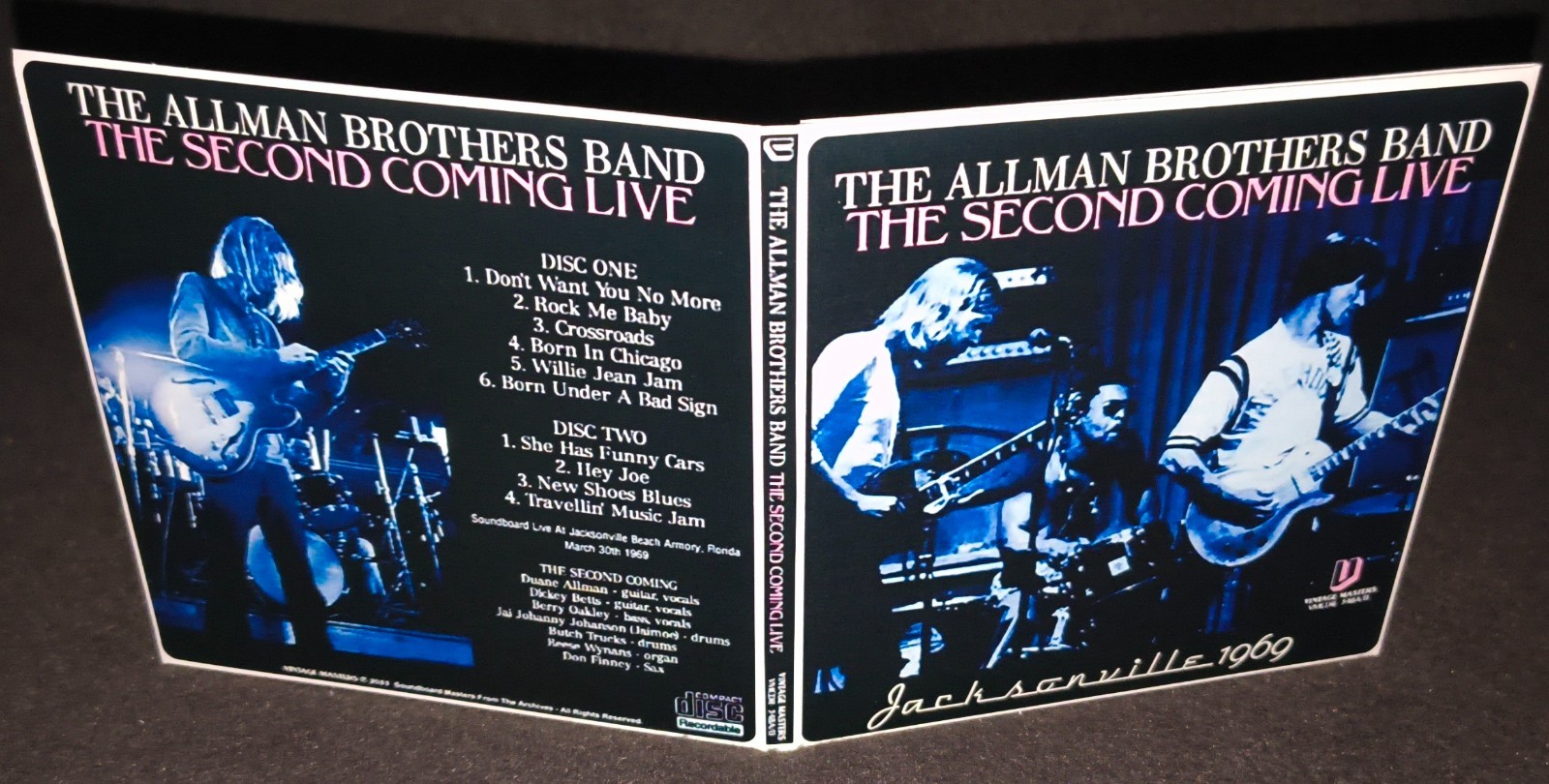 The Allman Brothers Band Jacksonville 1969 Gate Fold 2CD NEW