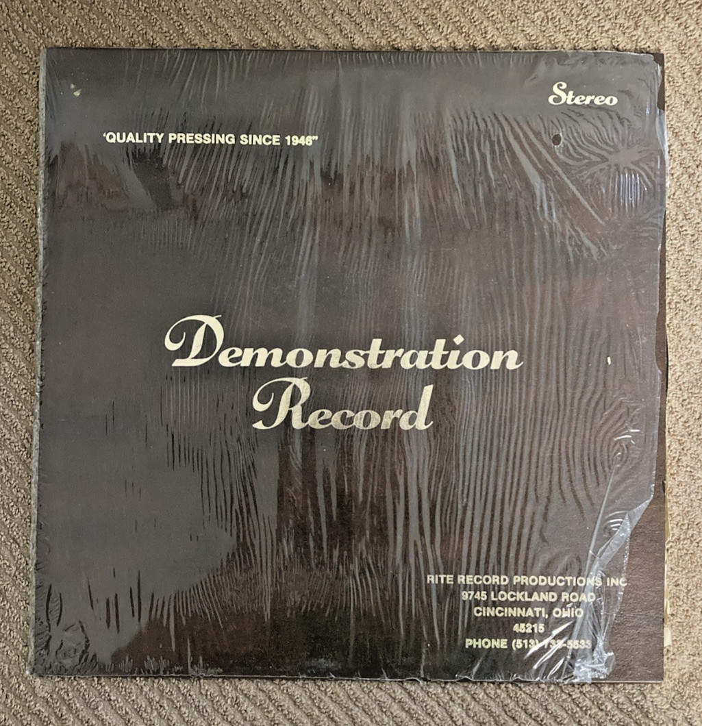 Rite Records 1977 Demonstration Record - LP - Various genres, original shrink