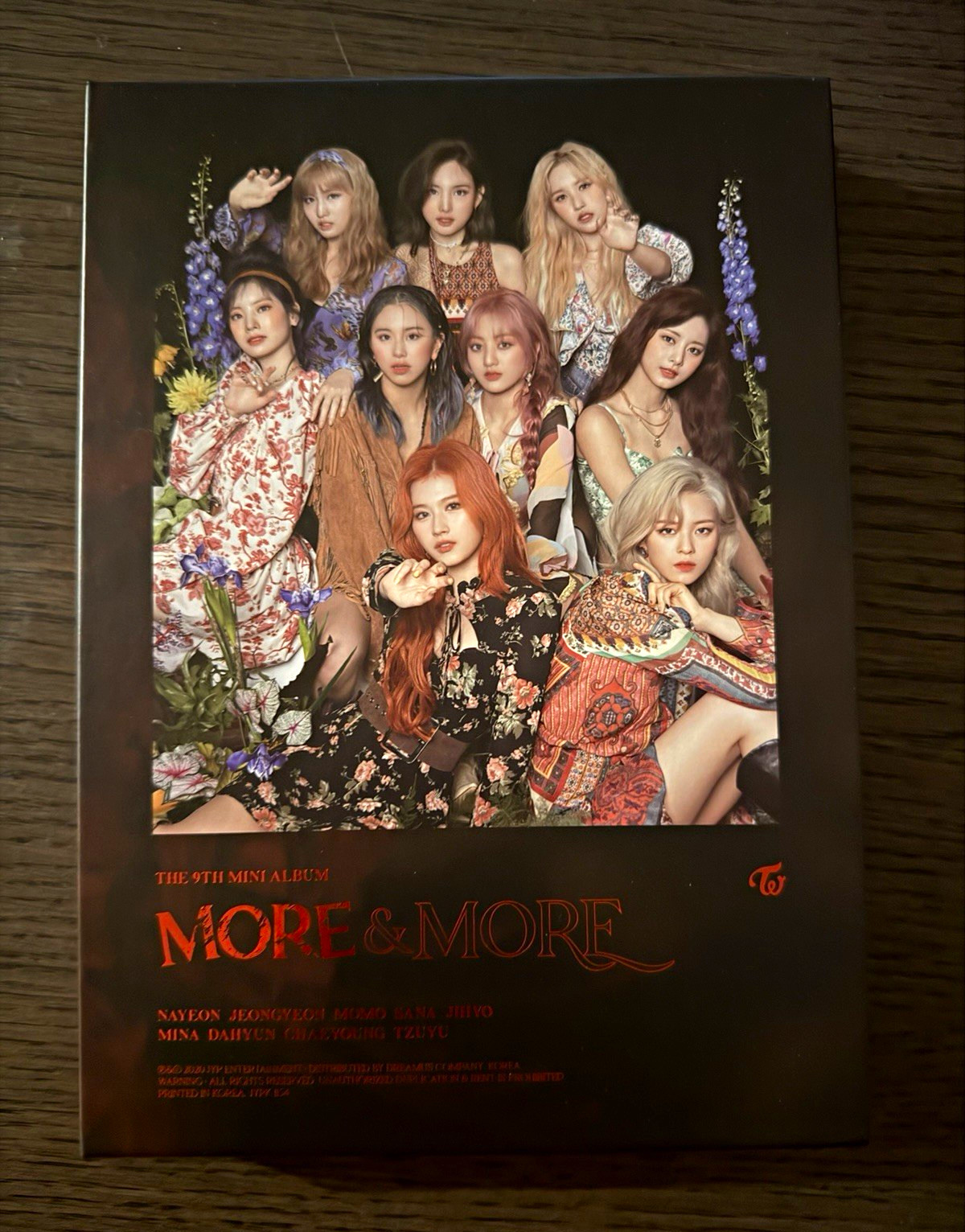 TWICE More & More Mini Album CD 2020 JYP Entertainment Cardboard Sleeve K-Pop