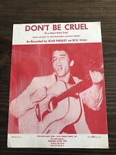 Don’t Be Cruel Sheet Music By Elvis Presley picture
