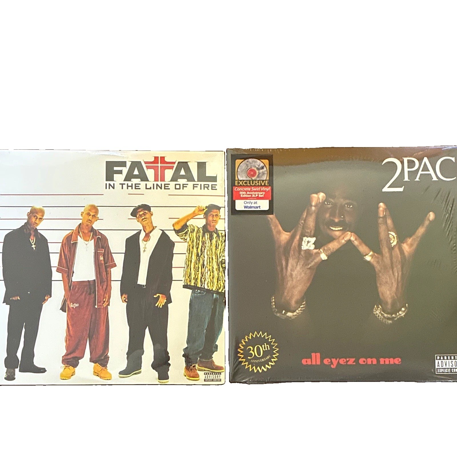 2Pac All Eyez On Me* 2LP Vinyl* FATAL In the Line of Fire**Outlawz* Death Row 