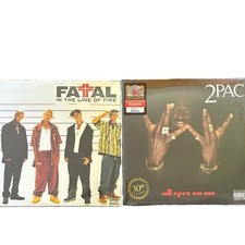 2Pac All Eyez On Me* 2LP Vinyl* FATAL In the Line of Fire**Outlawz* Death Row  picture