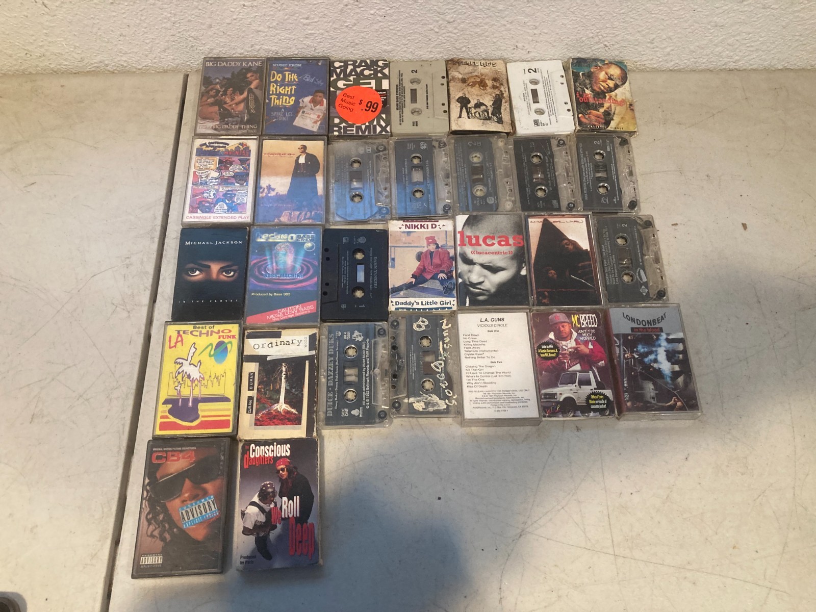 Vintage Hip Hop Rap Cassette Tape Lot Music Album Assortment Collection