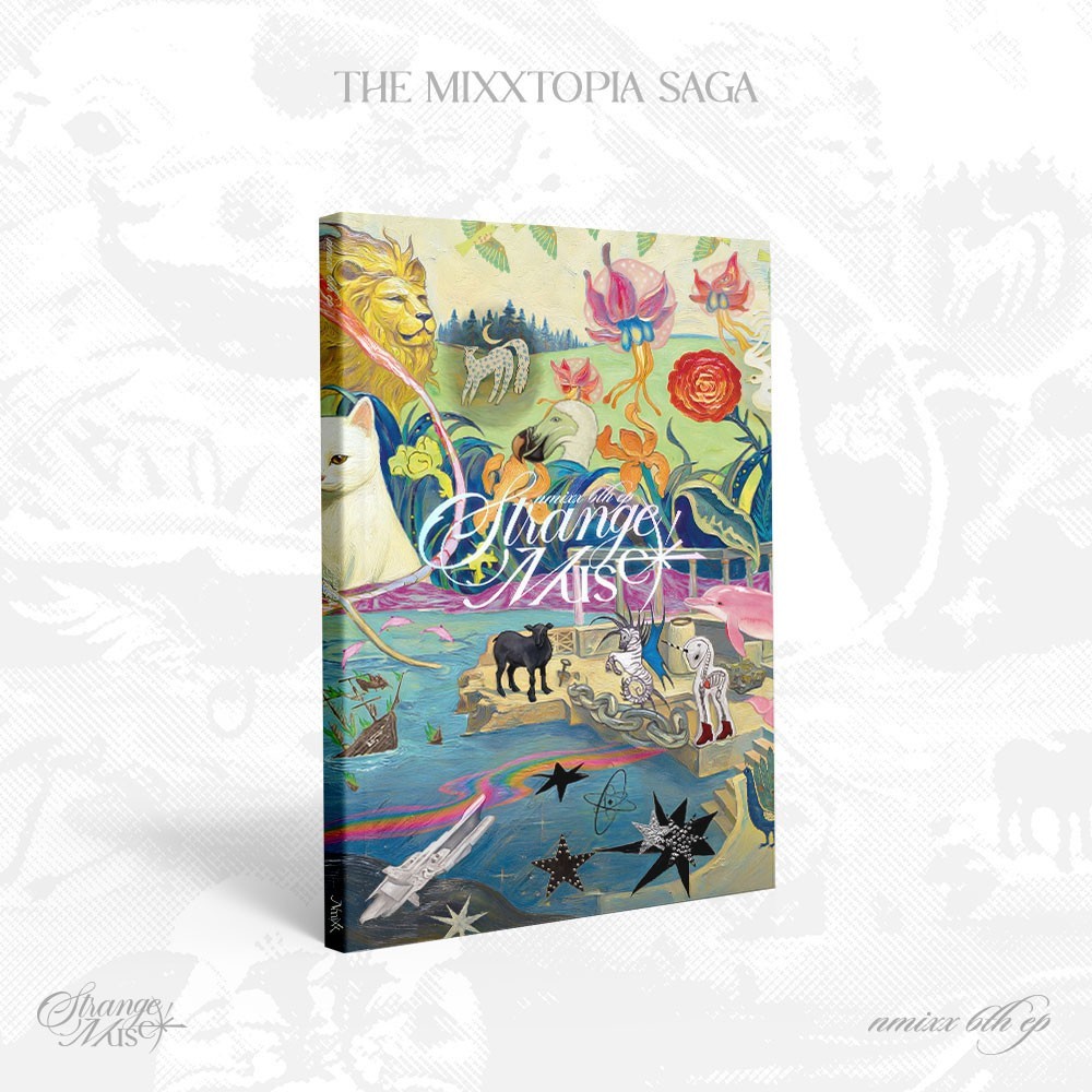 NMIXX [STRANGE MUSE] 6th EP Album SAGA Ver/CD+Book+2 Card+Bookmark+GIFT OFFICIAL